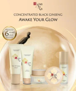 Black Ginseng Complete Bundle - Multi Cleasing- Serum- Cream- Peel Off Mask- Cushion